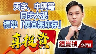 中視【真投資】20230104  #鐘崑禎：天宇、中興電 同步大漲 標準「便宜無庫存」 #中視新聞 #真投資