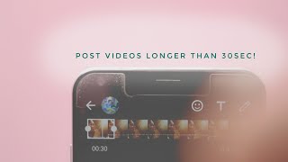 How to post videos longer than 30 sec. on your WhatsApp status!