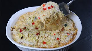 একদমই ভিন্নধর্মী আরব ডেজার্ট “উম আলি” | Umm Ali Egyptian Dessert | Egyptian Bread Pudding