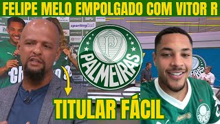 FELIPE MELO ENCANTADO COM A CHEGADA DE VITOR ROQUE NO PALMEIRAS! JOGADOR COM MUITA QUALIDADE!