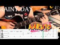 TUTORIAL Rainy Day Naruto + Guitar cover TABS