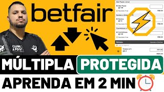 Como funcionam as APOSTAS MÚLTIPLAS COM PROTEÇÃO - Estratégia pra ter menos reds