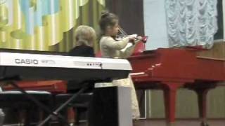 Valieva Valeria first Concert on 24 Dec 08 - Beethoven \