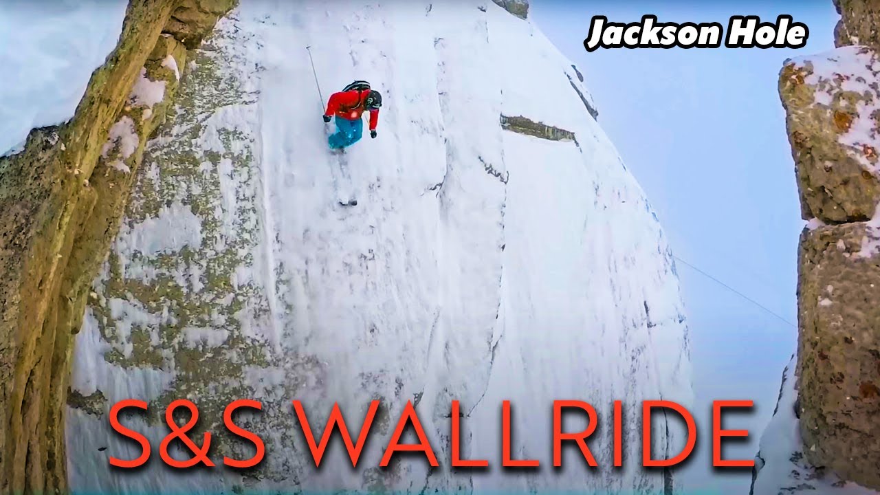 S&S Wallride At Jackson Hole, 85 Foot Cliff Front Flip, Drone Powder ...