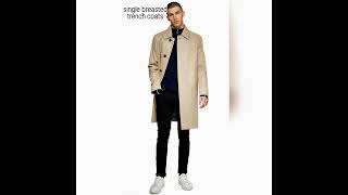 Types of men's trench coats 🧥 #style  #trenchcoat