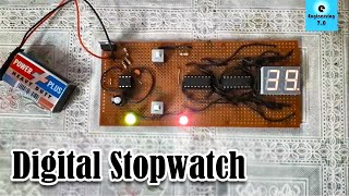 How to Make a Digital Stopwatch | DLD Project | Engineering 7.0 |