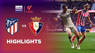 Atletico Madrid v Osasuna | LaLiga 24/25 | Match Highlights