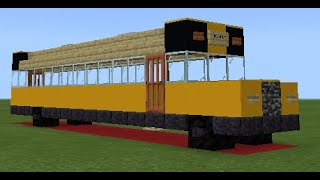 Minecraft Vehicle Tutorial School Bus