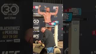 Alex Pereira And Jan Blachowicz Official Weigh In ufc 291