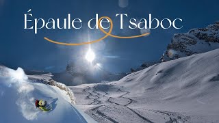 Èpaule de Tsaboc pt 2905m ski alpinisme vallée d'Aoste val de Rhêmes,GoPro hero 12, Insta 360 One X2