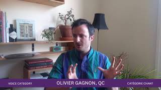 Olivier Gagnon - Voice Category - 2017 OSM Manulife Competition