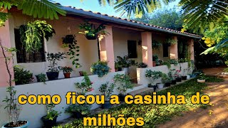 A CASINHA DO NOSSO SÍTIO FICOU LINDÍSSIMA* foi um dia bastante produtivo *