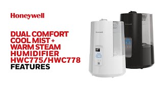 Honeywell Dual Comfort  Cool + Warm Mist Humidifier HWC778 - Product Features