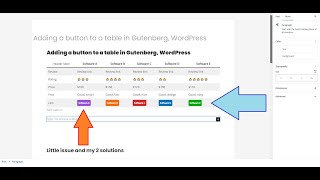 Trick: How to add a button to Gutenberg Table in WordPress (without a plugin)