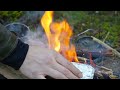 winter bushcraft and camping trip