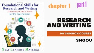 sngou/Foundational skills for research and writing/pg /common course/second sem/chapter1/part 1