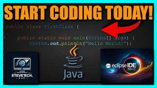 How to Install Eclipse IDE & Write Your First Java Program (Hello World!)