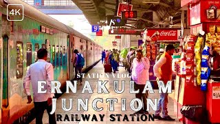 Ernakulam Jn. Railway Station (Kerala) 4K Cinematic | Kochi | Indian Railways | Railway Stations