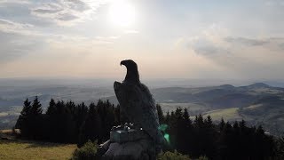 Fliegerdenkmal auf der Wasserkuppe mit Fliegerlied von Hans Albers