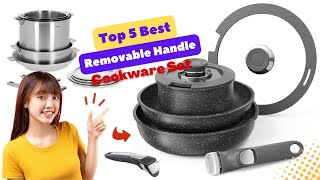 Top 5 Best Detachable Handle Nonstick Cookware Sets | Space Saving Cookware With Removable Handles