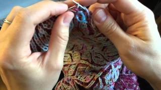 Demo :: br4st decrease in Two-Color Brioche Knitting