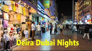 Deira Dubai Streets | Night Walking Tour | 22 December 2024