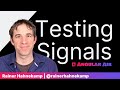 Angular Air with Rainer Hahnekamp — Testing Signals