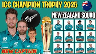 New Zealand announces powerful squad for Champions Trophy 2025 New Zealand Squad 2025