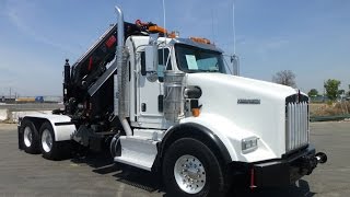 2013 Kenworth T800 Hiab XS 622 Hipro 13 Ton Knuckle Boom