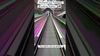 Thyssenkrupp Travelator at Broadway Sydney Australia #thyssenkrupp #sydney #travelator #aussie