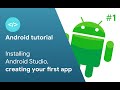 Android development tutorial - part 1. Installing Android Studio, creating your first app (sub)
