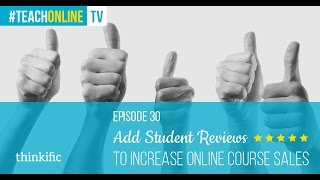 Add Student Reviews To Increase Online Course Sales