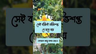 সেই ব্যক্তিই অভিশপ্ত..... #shorts #shortvideo