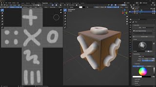 Videoguide - Create Bump and Displacement Effect, Texture Paint Tools, Convert 2D Map in 3D Geometry