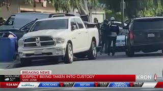 Video shows suspect being taken into custody