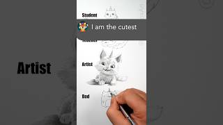 Daddy drew the cutest unicat/unikitty | Daddy vs Artist how to draw a unicat unikitty caticorn