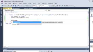 13 Creating a Subroutine Sub in Visual Basic