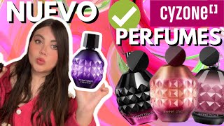 PERFUMES CYZONE 🤯 PROBANDO NUEVO LANZAMIENTO Sweet  Black Exclusive 🚀 Sweet Chic y más 🤔