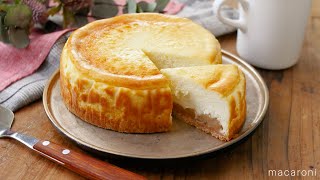 【りんごたっぷりチーズケーキ】お店のような味わい！シナモンの香りが心地よい♪｜macaroni（マカロニ）