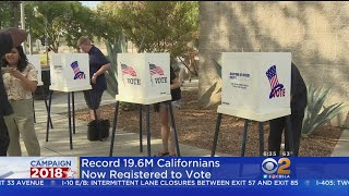 Record Number Of Voters Registered For 2018 Mid-Term Election