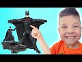 BEST BATMAN TOYS EVER! Caleb PLAYS Pretend Play with The NEW BATMOBiLE! SUPERHERO Toys for KIDS!