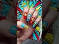 bold u0026 fun pop art nail design comic inspired nail art tutorial nailartdesigns nails nailsart