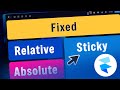 Framer Beginner Tutorial 2025 : Master Positions (Fixed, Relative, Absolute, Sticky) - Lesson 2
