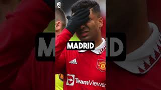 Casemiro's Red Card With Real Madrid vs Man United 😱⚽️ #football #manchesterunited #shorts