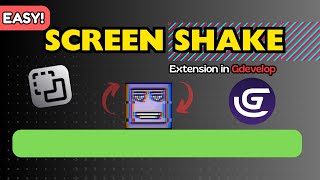 SIMPLE SCREEN SHAKE IN GDEVELOP🔥[EASY] tutorial for beginners💯