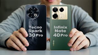 Tecno Spark 30 Pro vs Infinix Note 40 Pro | Full Video Comparison