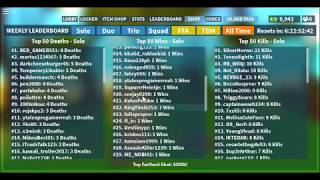 Leaderboards For Island Royale Videos 9tube Tv - im on the weekly leaderboard roblox island royale