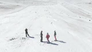 Summer Ski Training in Saas Fee, Switzerland.