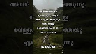 പച്ചയായ പുല്പുറങ്ങളിൽ അവൻ  എന്നെ കിടത്തുന്നു; സ്വസ്ഥതയുള്ള വെള്ളത്തിന്നരികത്തേക്കു എന്നെ നടത്തുന്ന