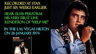 Elvis Presley - Help Me - 26 January 1974, Opening Show - First Time Performed Live